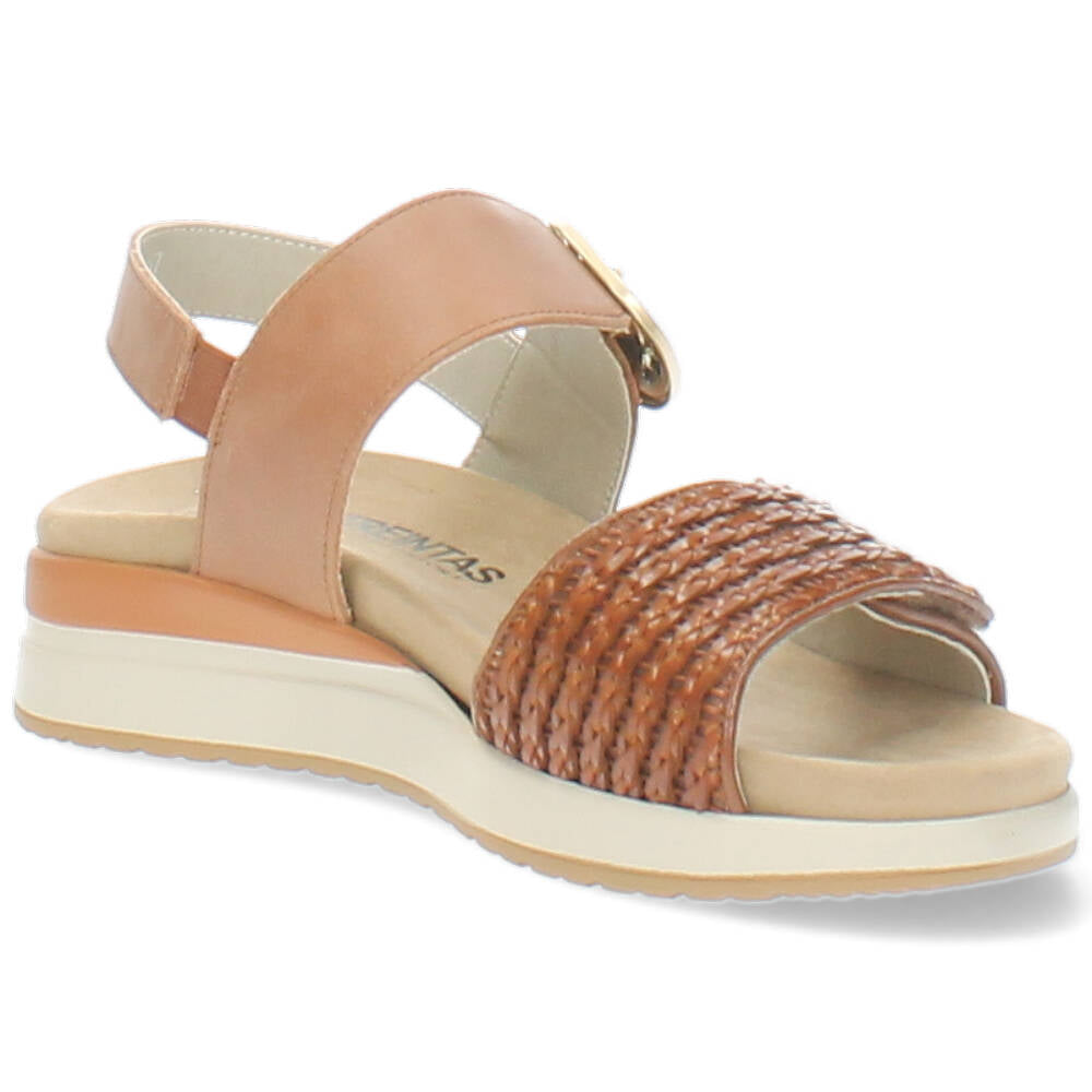 cognac sandaal