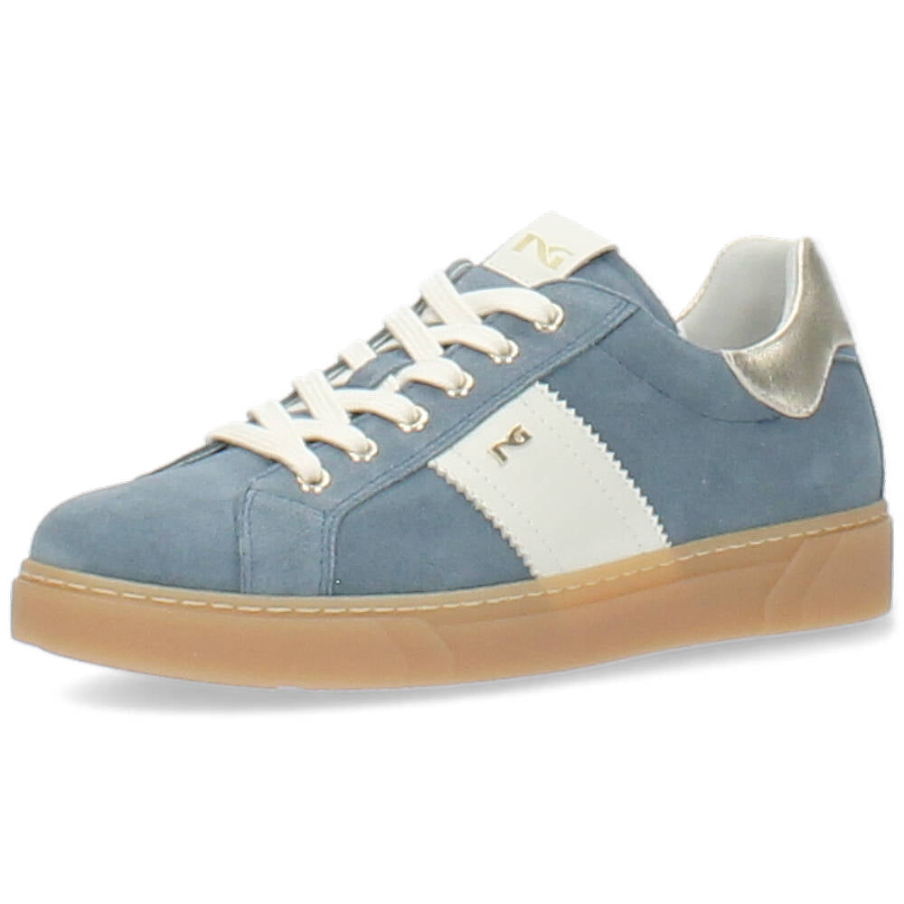 blauwe sneaker
