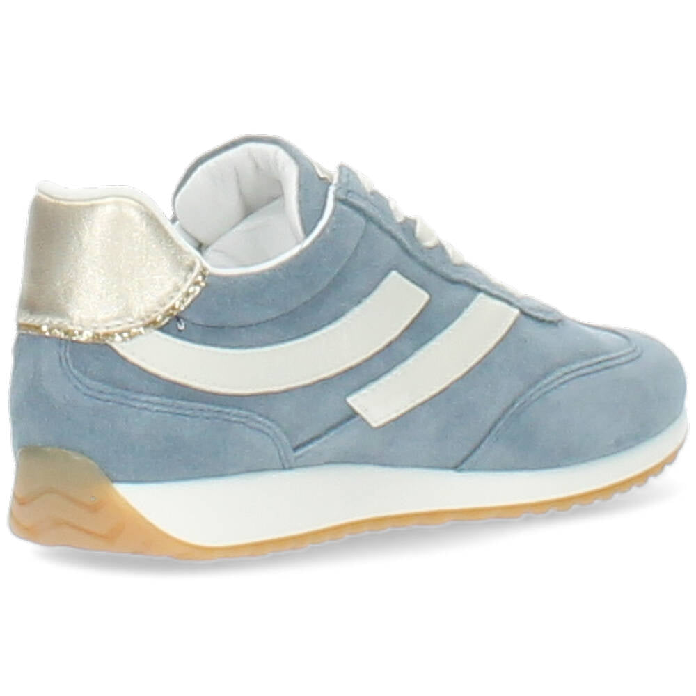 blauwe sneaker