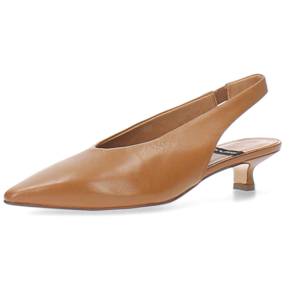 cognac slingback
