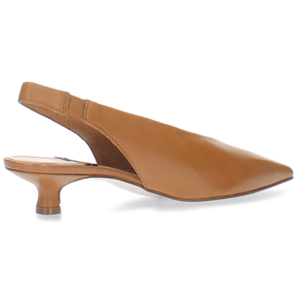 cognac slingback