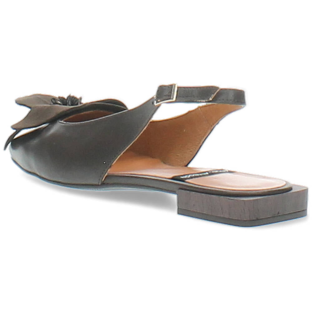 bruine slingback