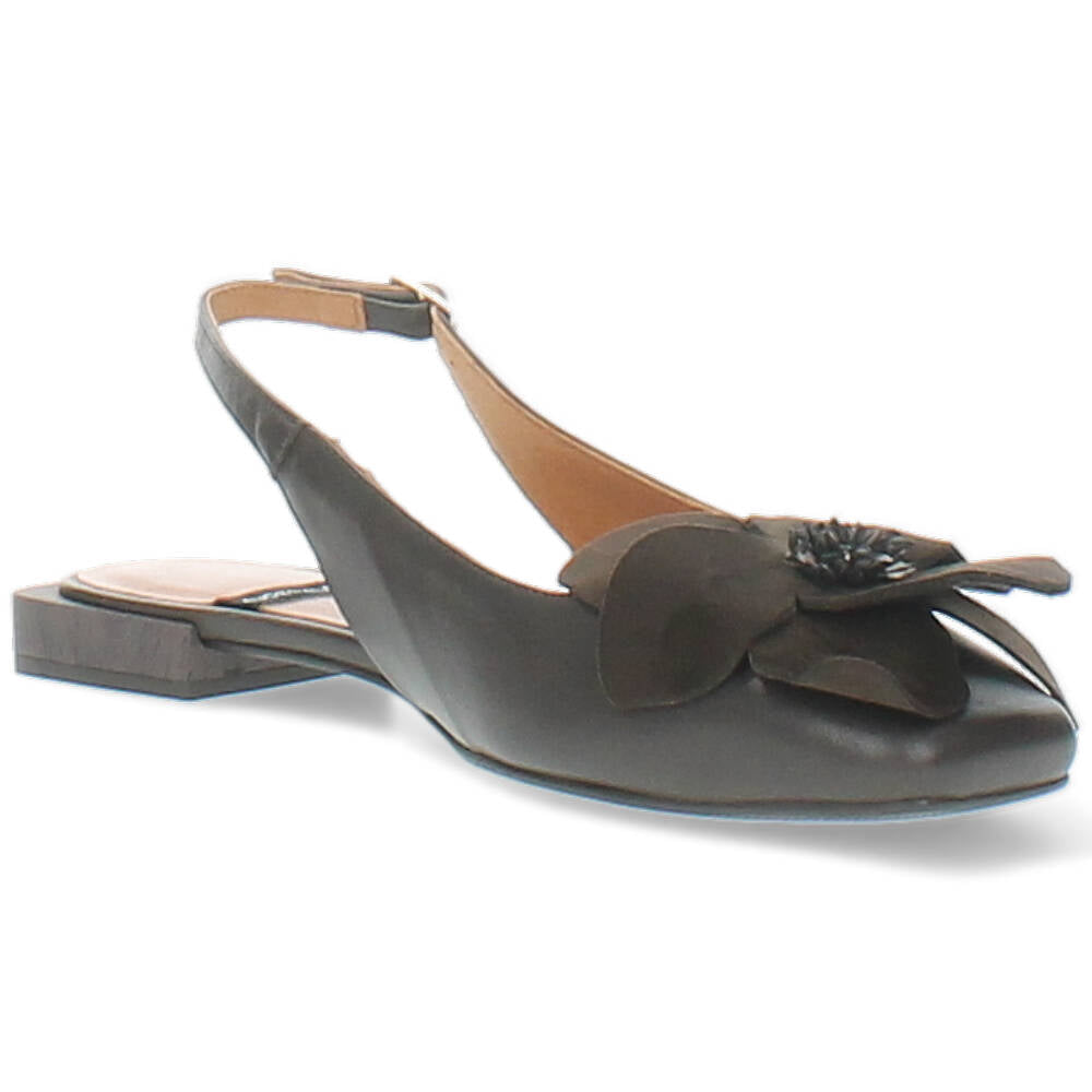 bruine slingback