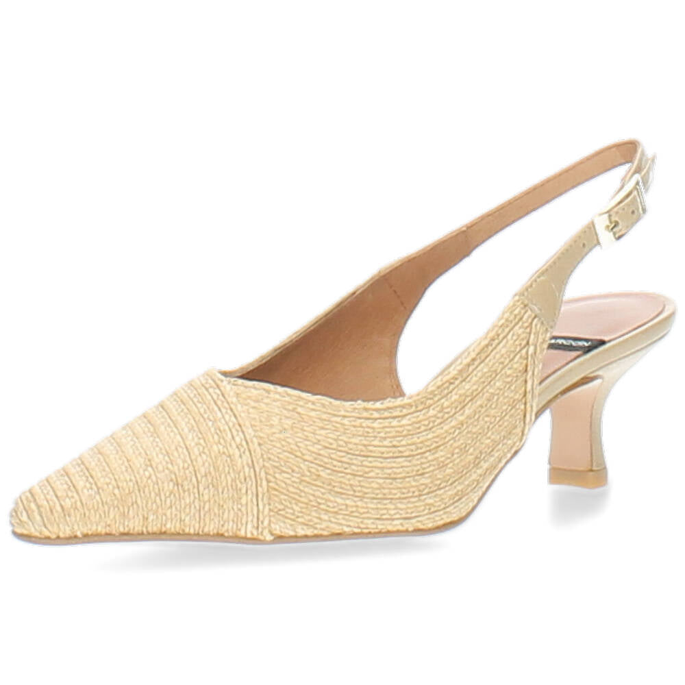 beige slingback