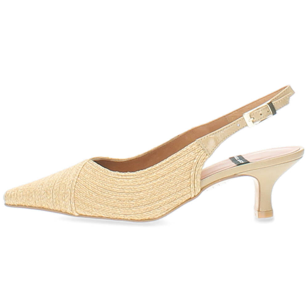 beige slingback