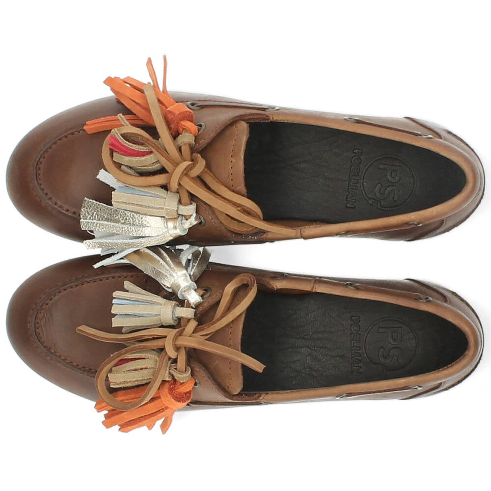 cognac moccasin
