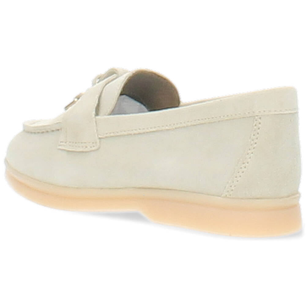 beige mocassin