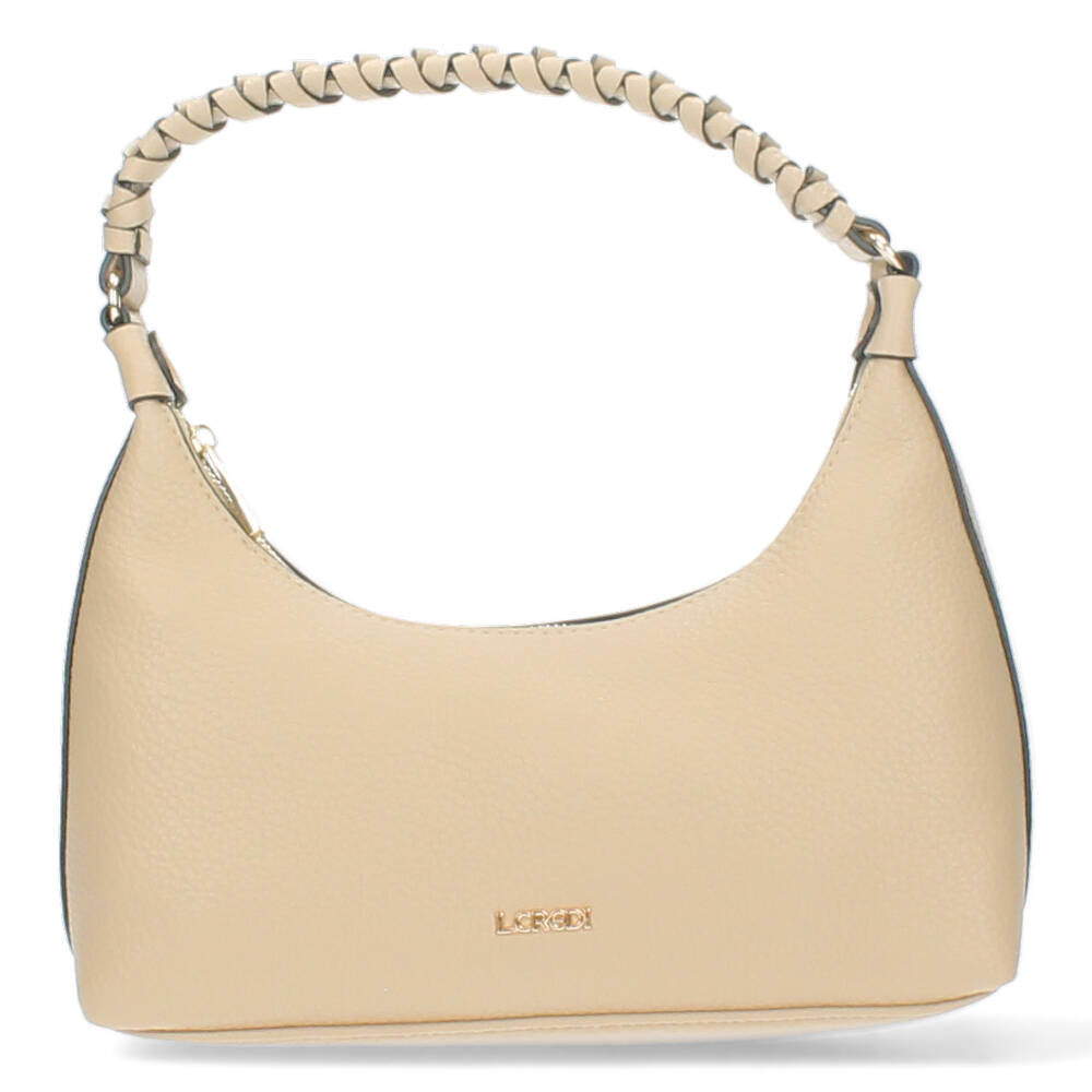 beige handtas