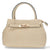 beige handtas