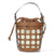 cognac handtas