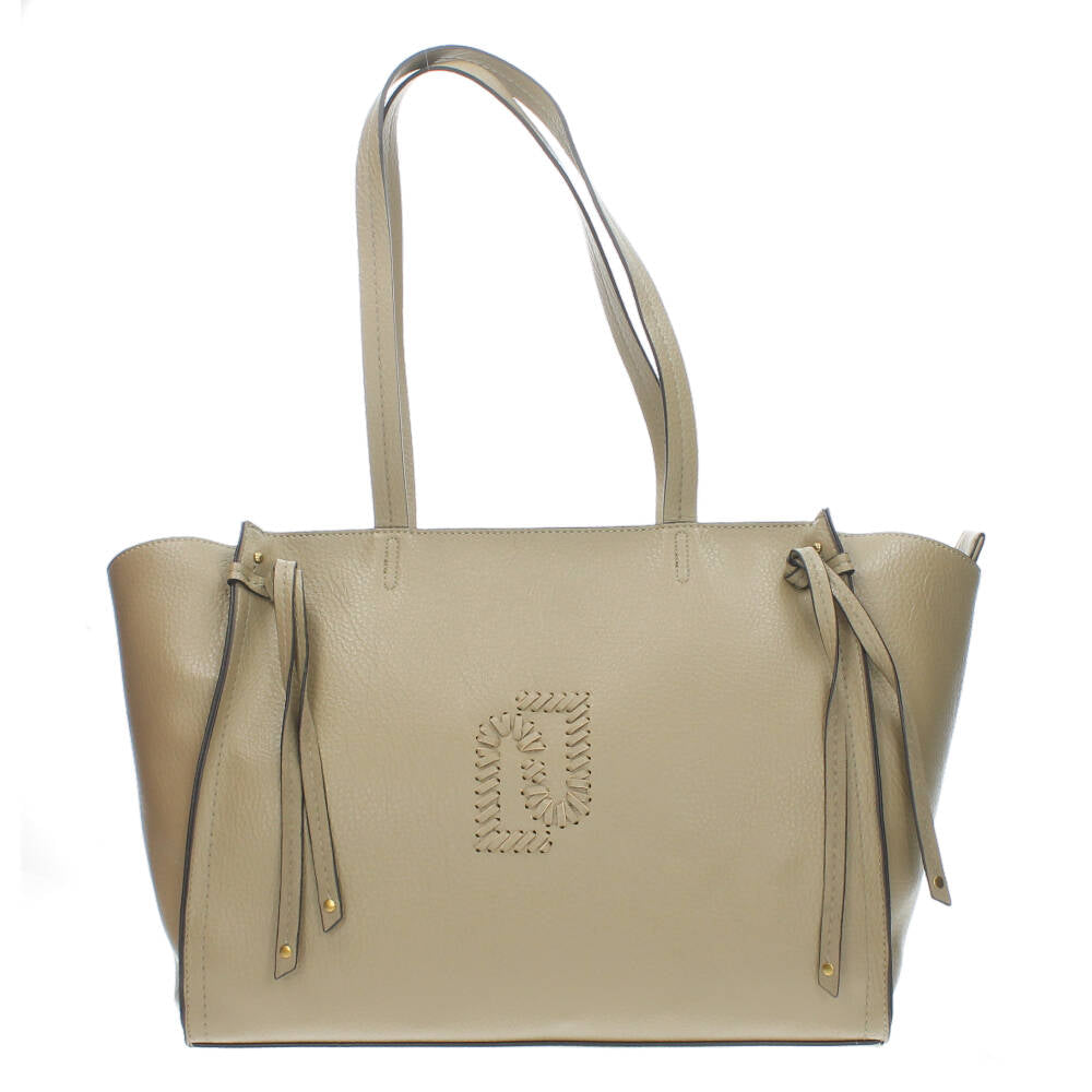 beige handtas