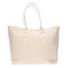 roze handtas