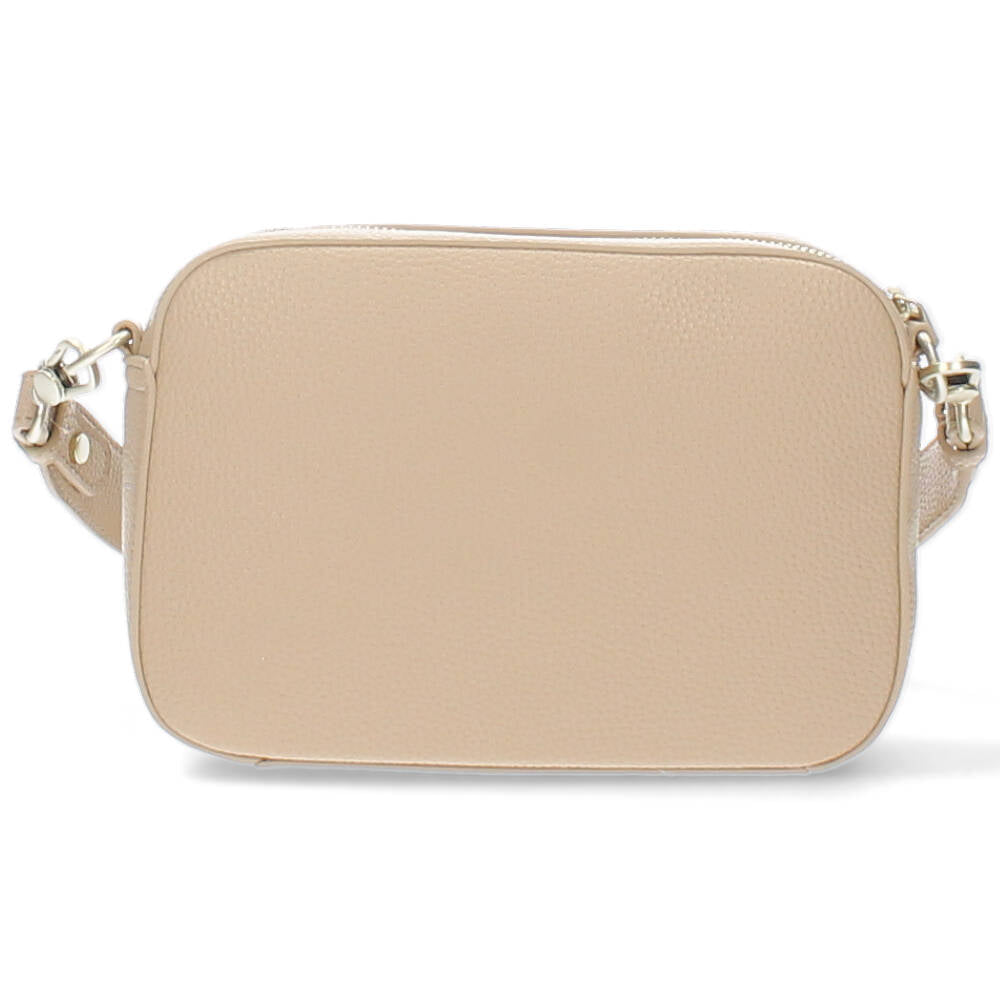 beige handtas