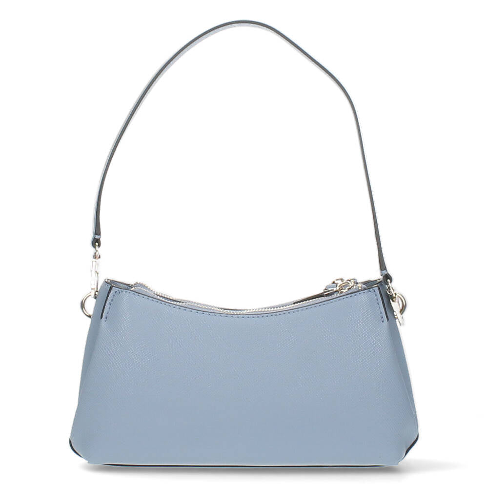 lichtblauwe handtas
