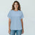 blauwe t-shirt