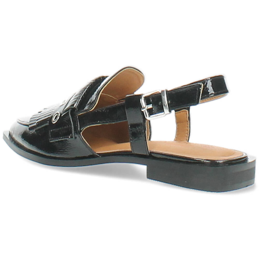 zwarte slingback