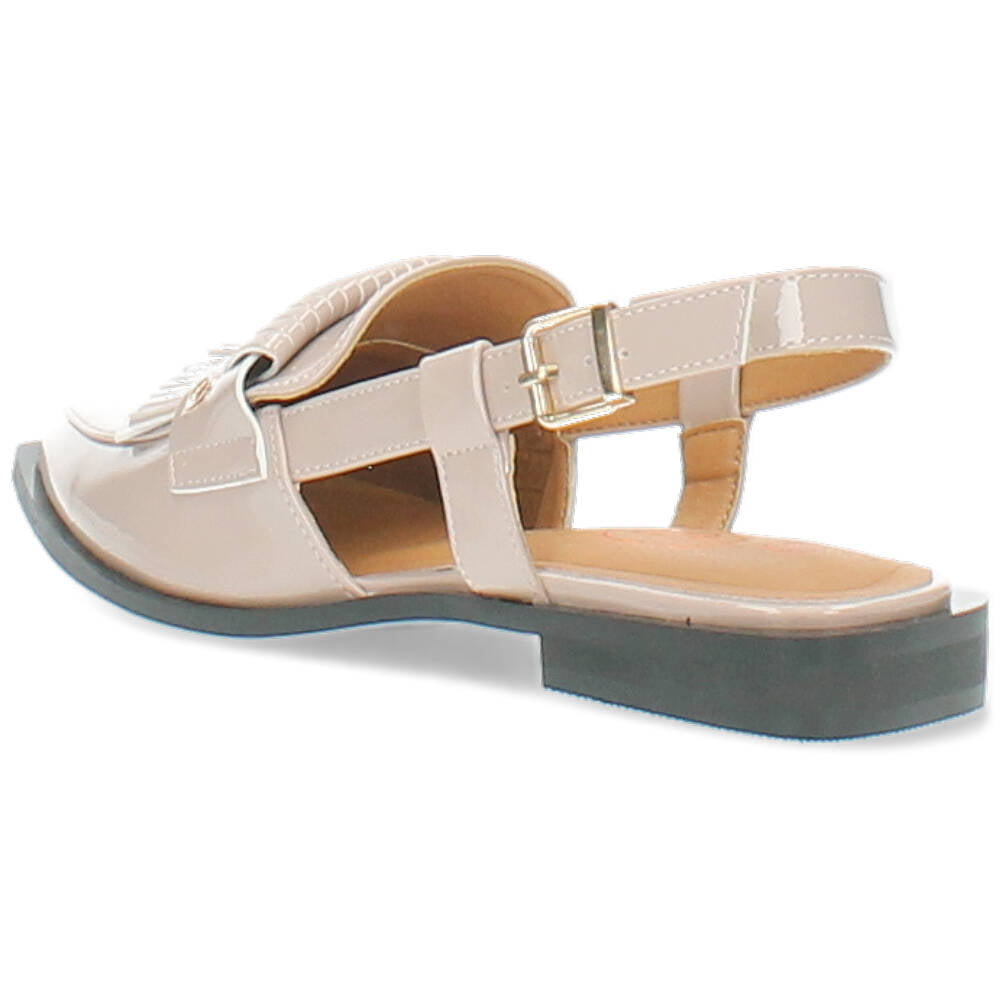beige slingback