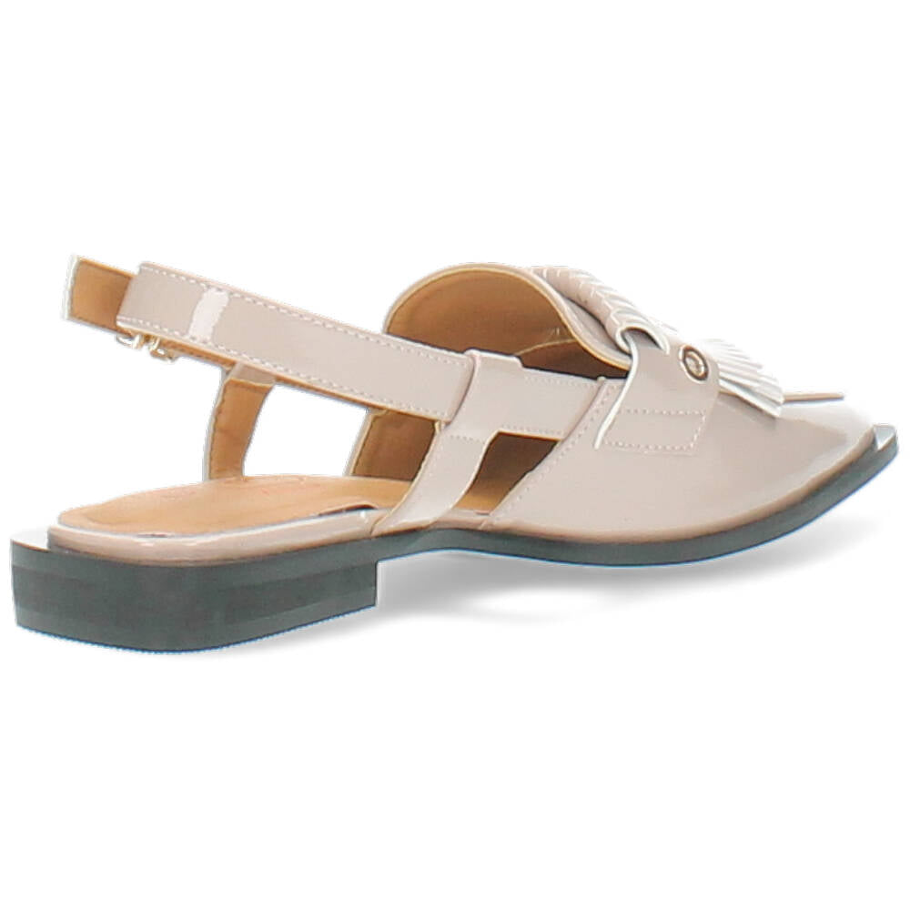 beige slingback