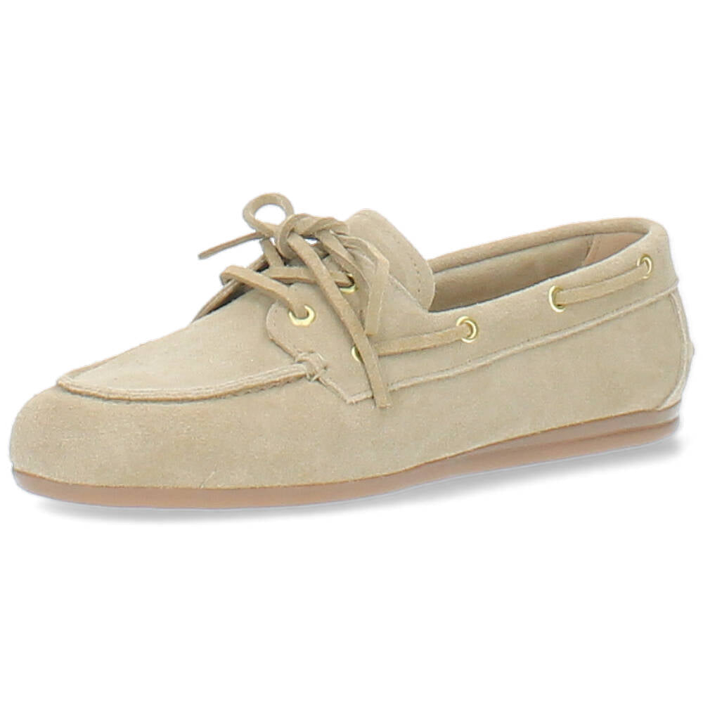 beige bootschoen