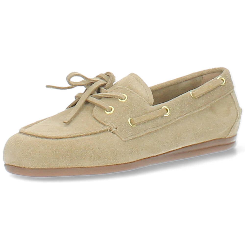 taupe bootschoen