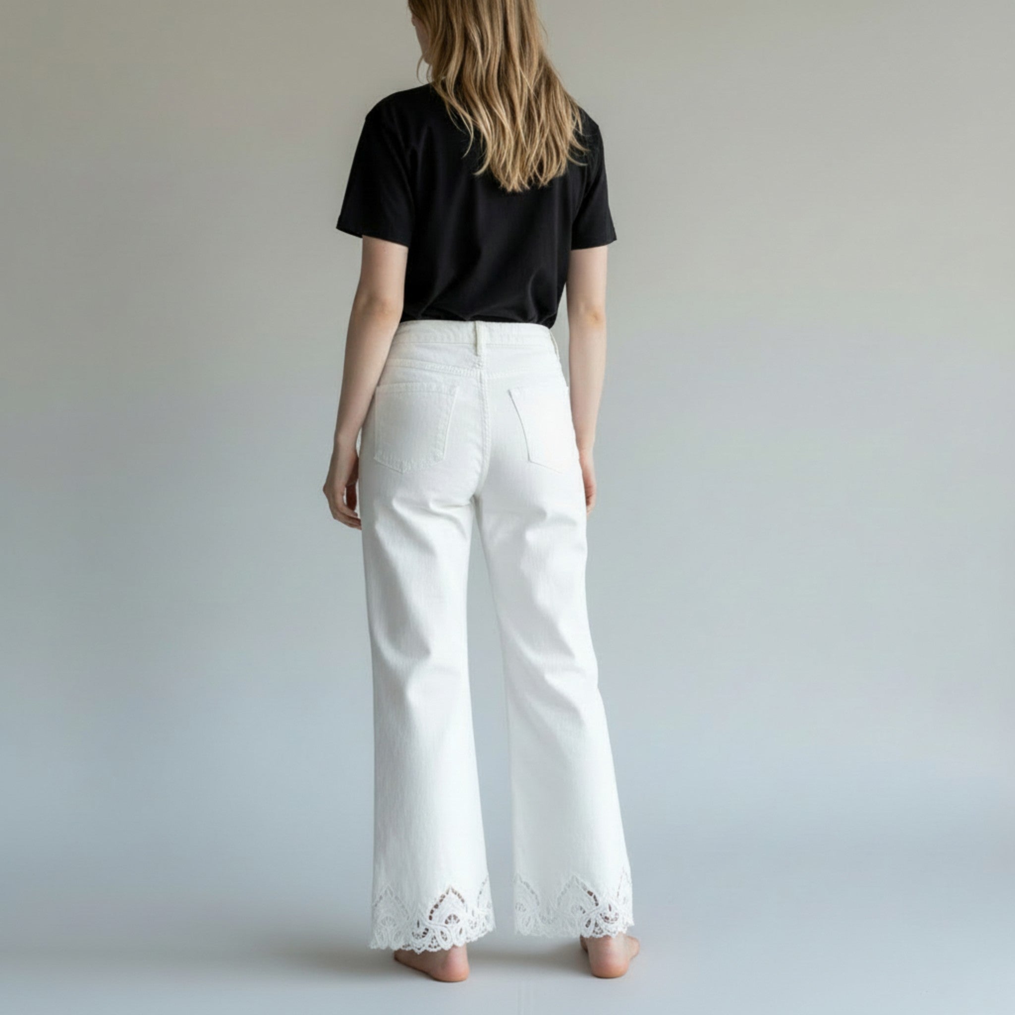 witte jeansbroek