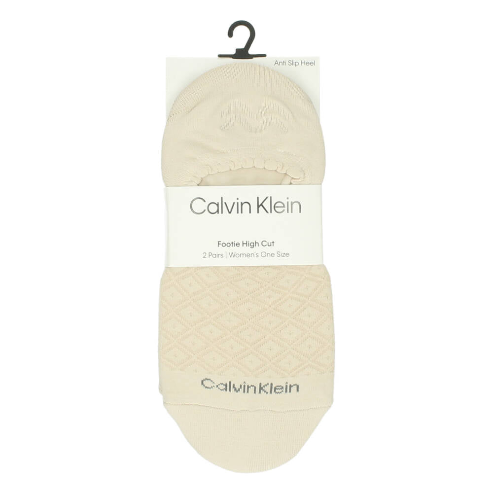 beige footie high cut