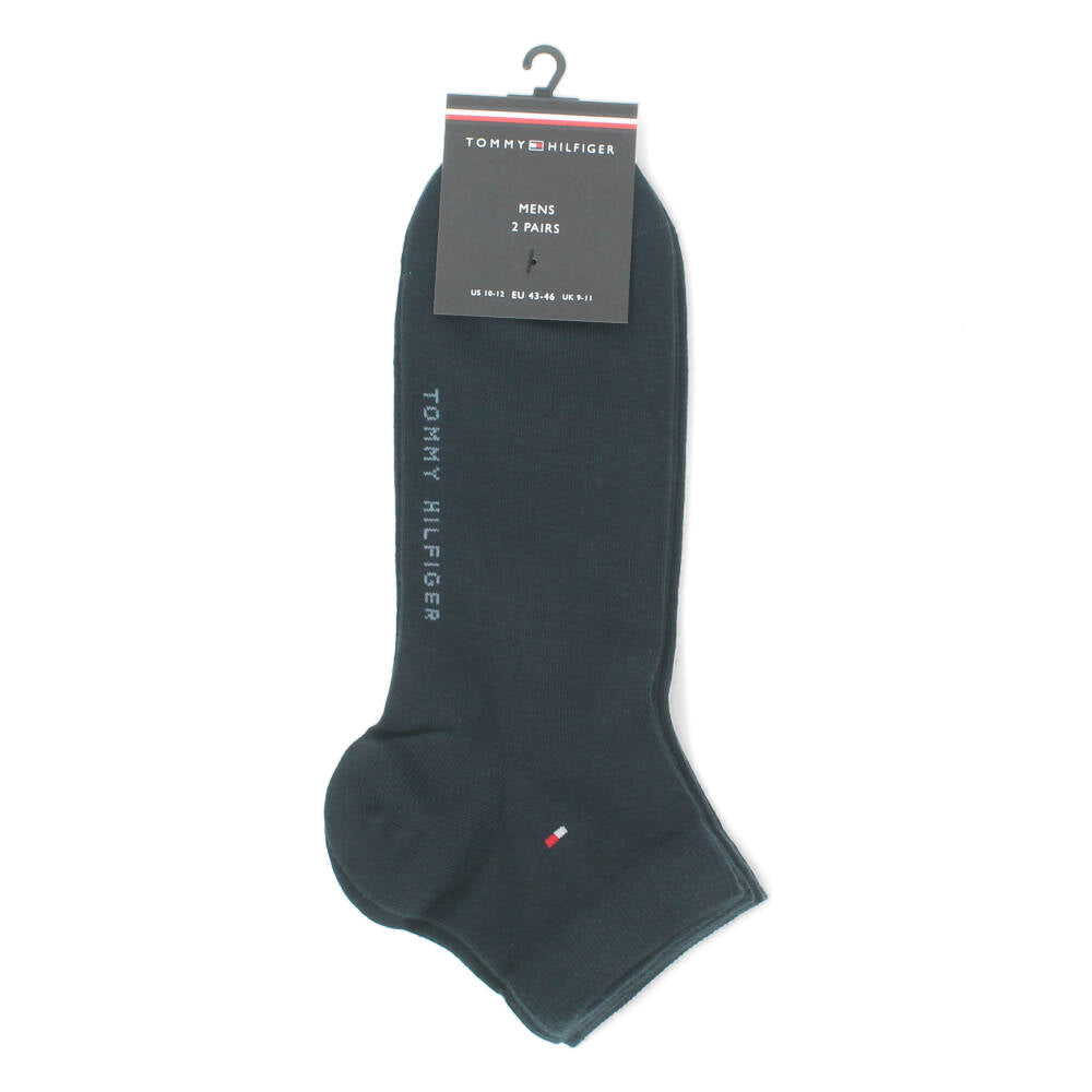 blauwe sneakerkousen hoog