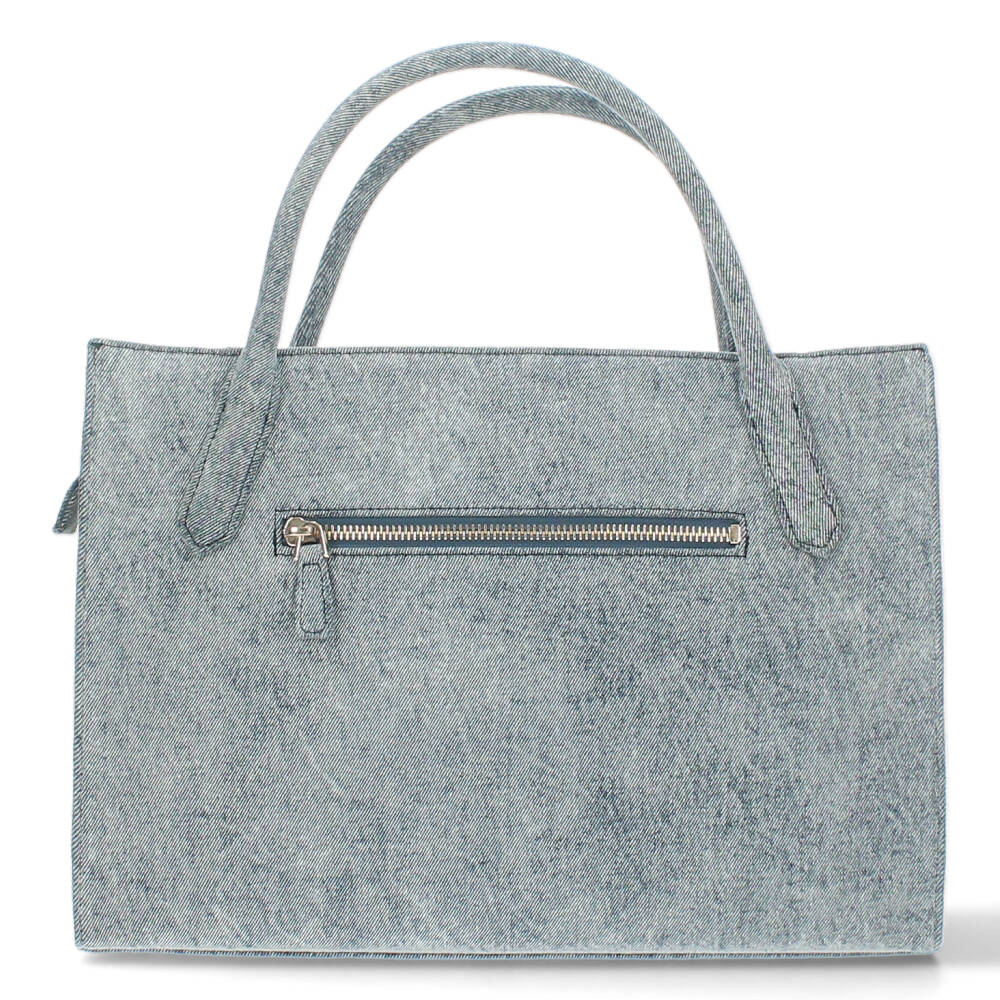 jeanskleurige handtas