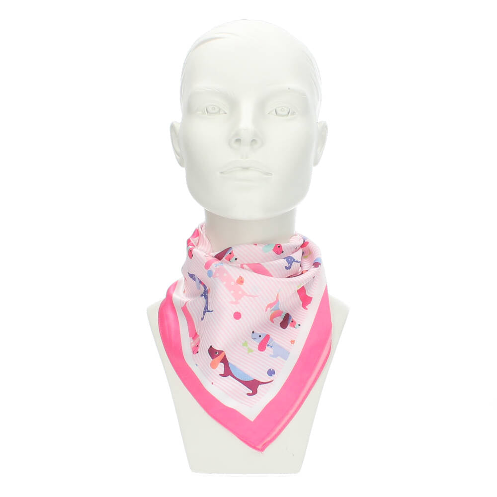 roze sjaal