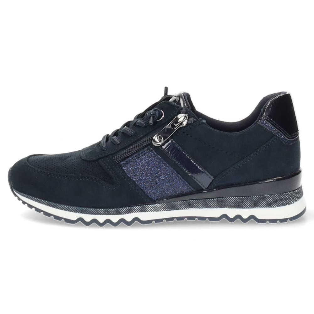blauwe sneaker