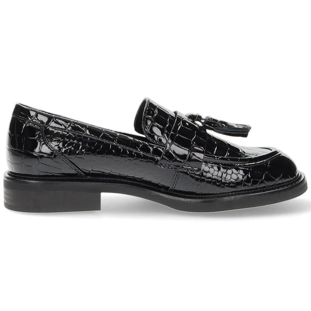 zwarte mocassin
