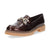 cognac mocassin