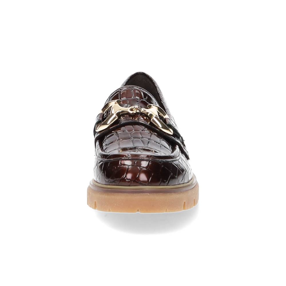 cognac mocassin