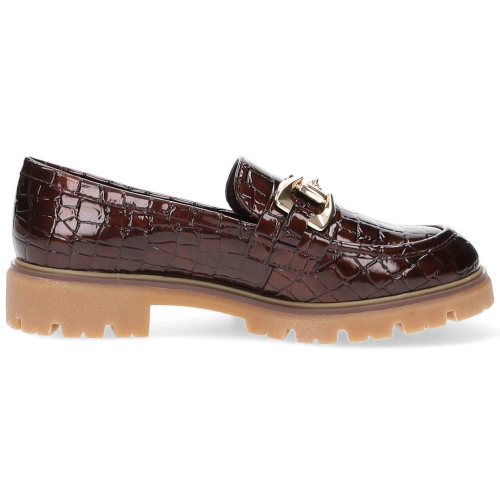 cognac mocassin