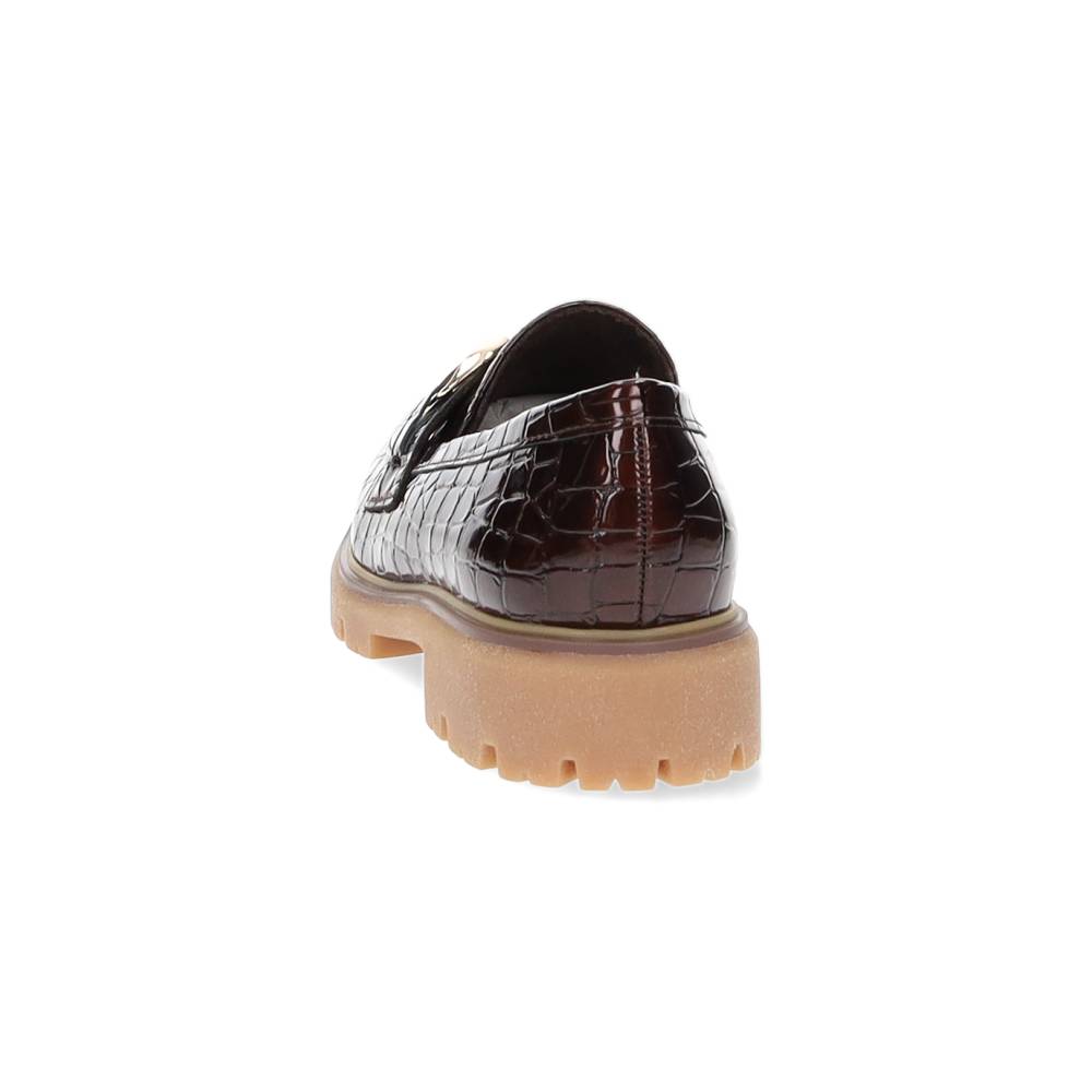 cognac mocassin