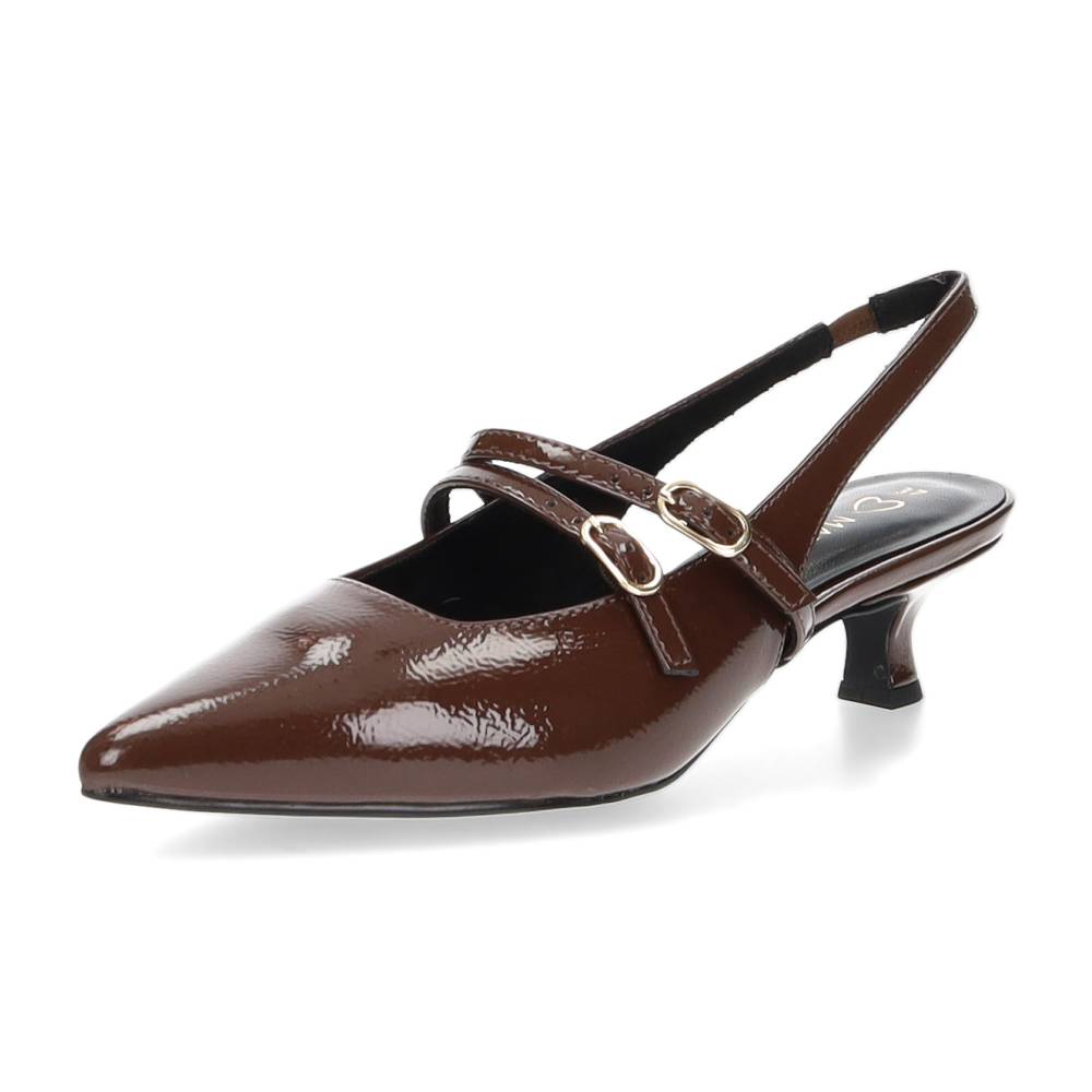 bruine slingback