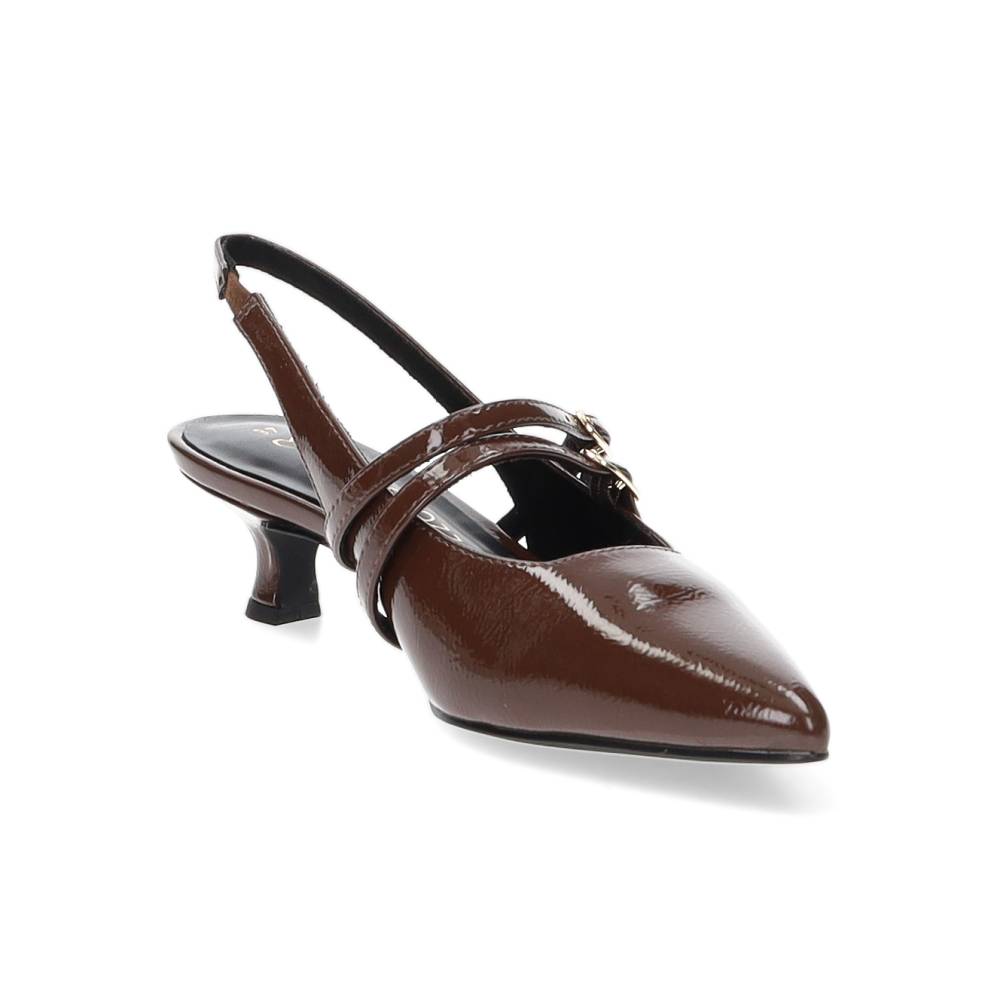bruine slingback