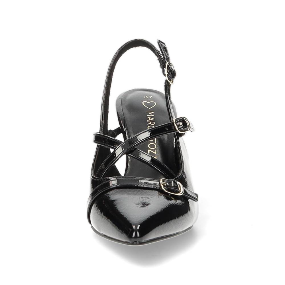 zwarte slingback