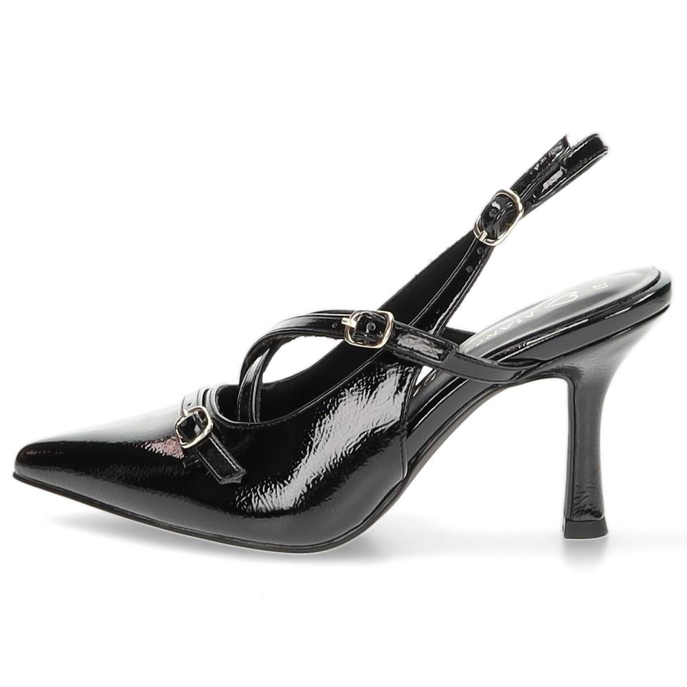 zwarte slingback