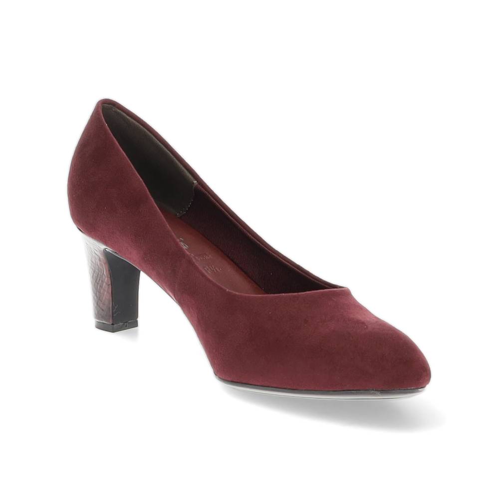 burgundy pump