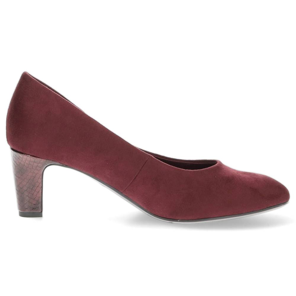 burgundy pump