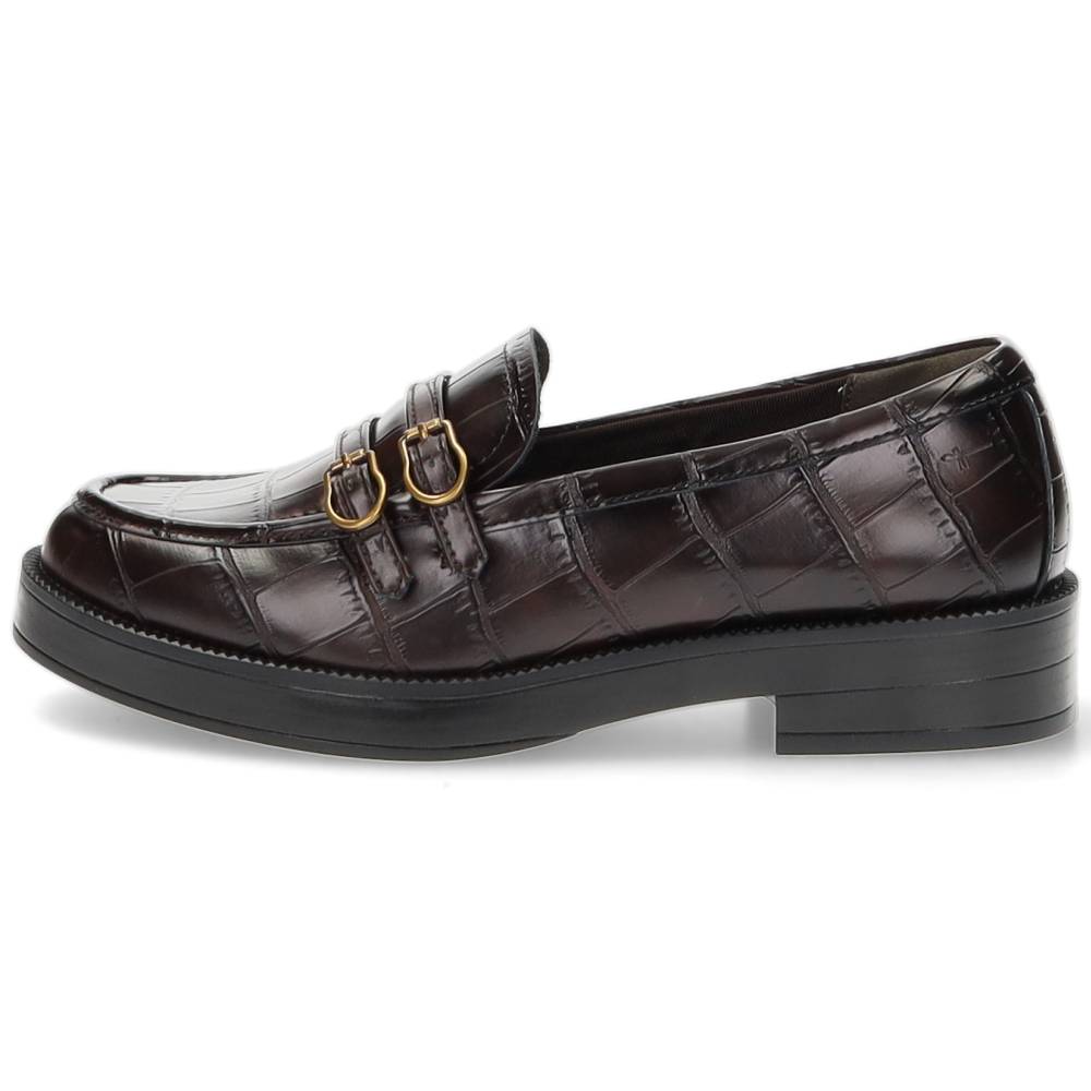 bruine mocassin