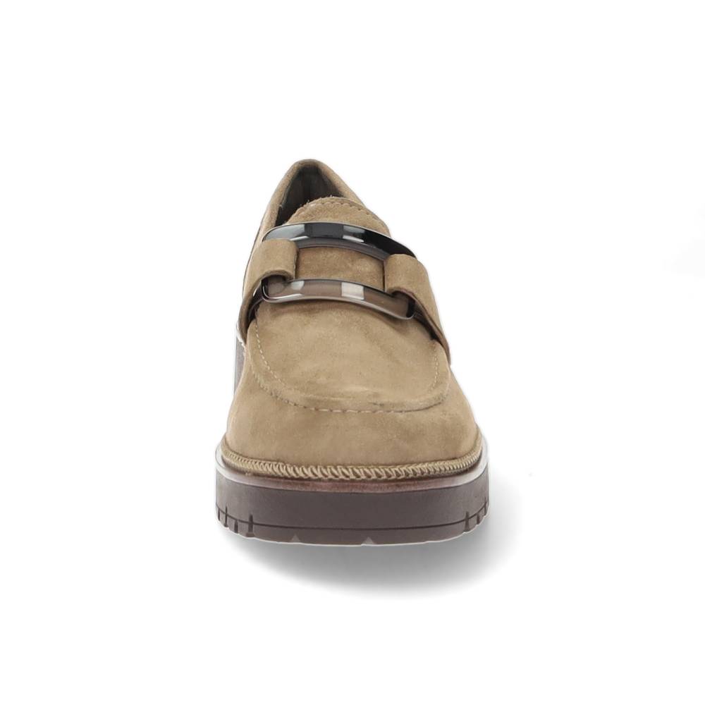 taupe mocassin