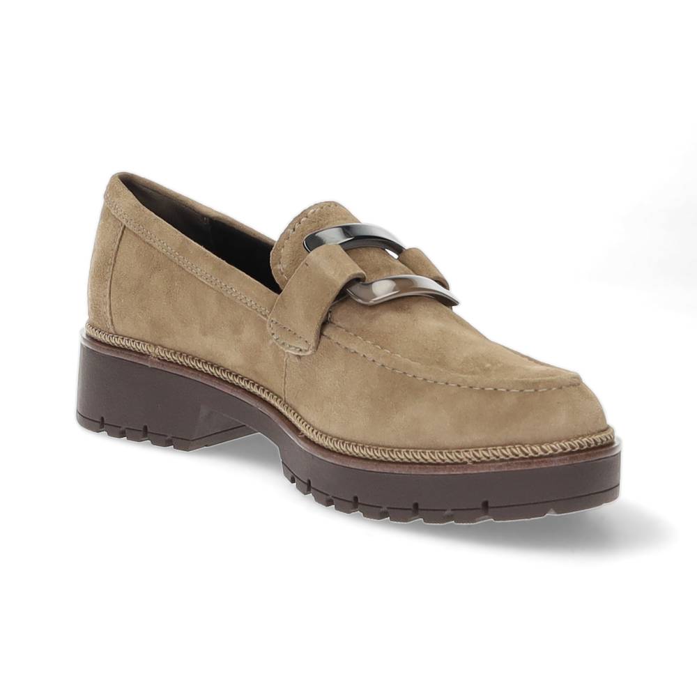 taupe mocassin