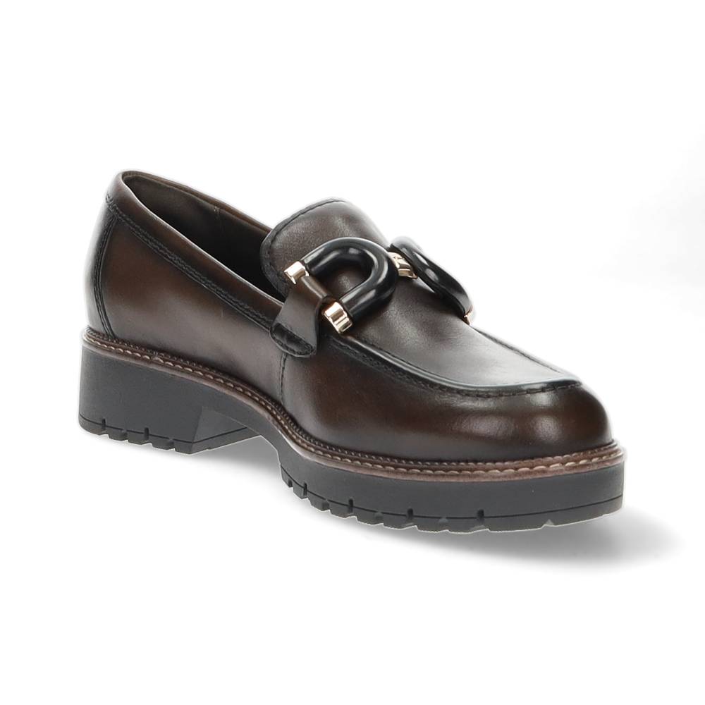 bruine mocassin