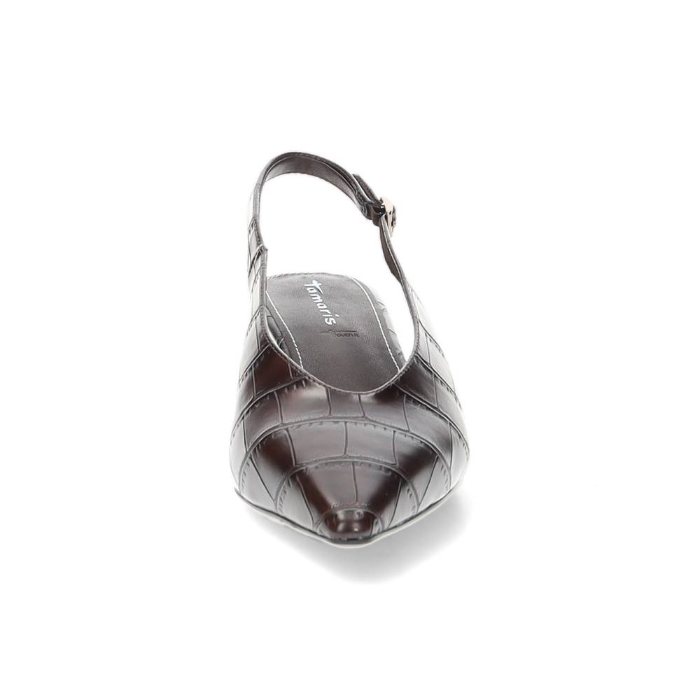 bruine slingback