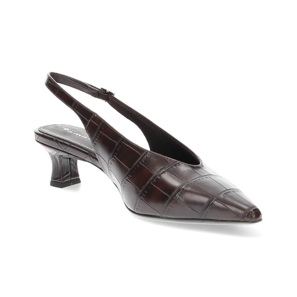 bruine slingback