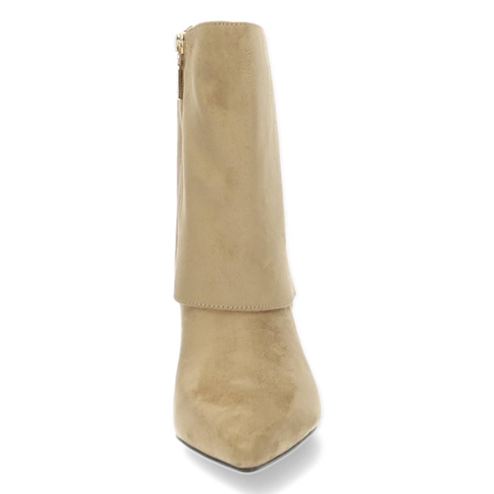 beige enkellaars