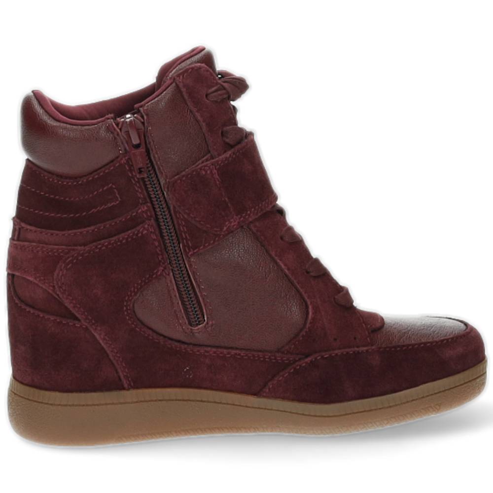 burgundy sneaker