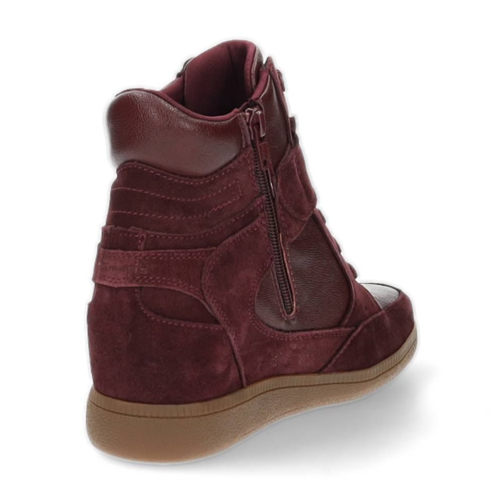 burgundy sneaker